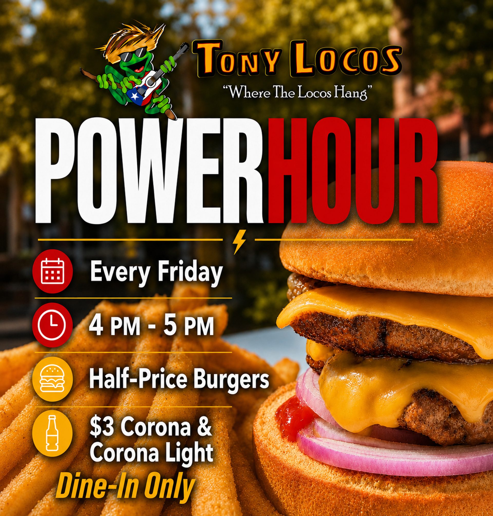 POWERHOUR EVERY FRIDAY 4PM-5PM