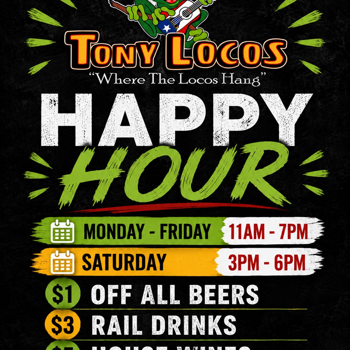 Happy Hour Drinks in Woodbine, MD
