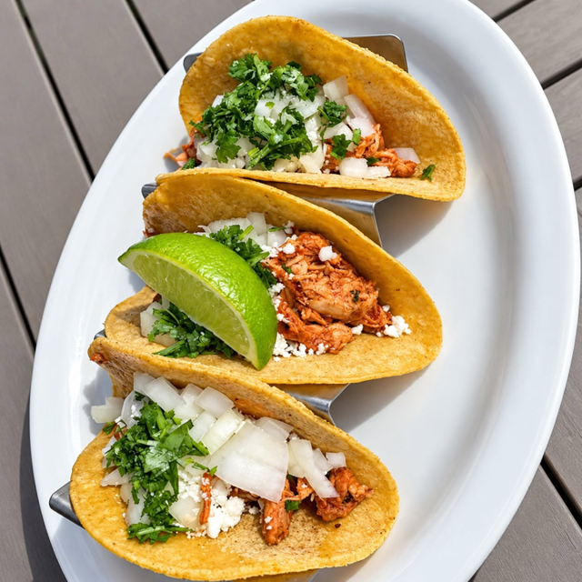 Chicken Tinga Tacos.