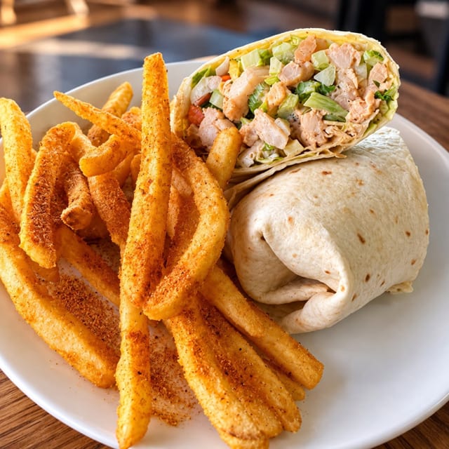 Shrimp Salad Wrap.