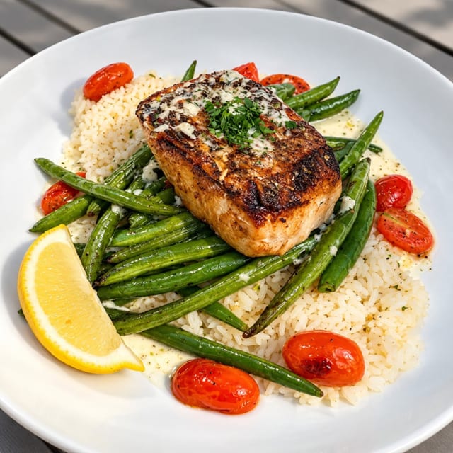 Seared Seabass.